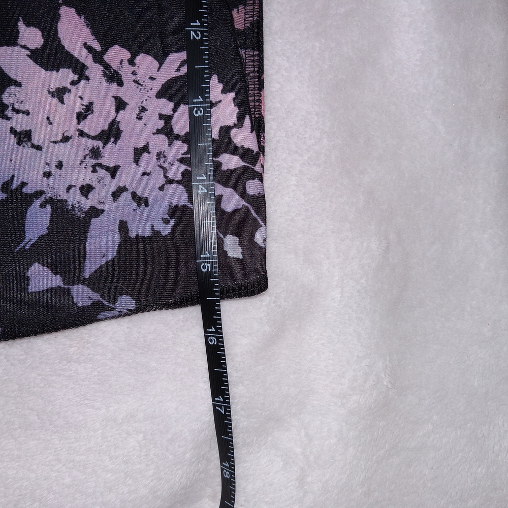 ZELOS Yoga Floral Print Ankle Leggings Size L Beautiful - Picture 8 of 11